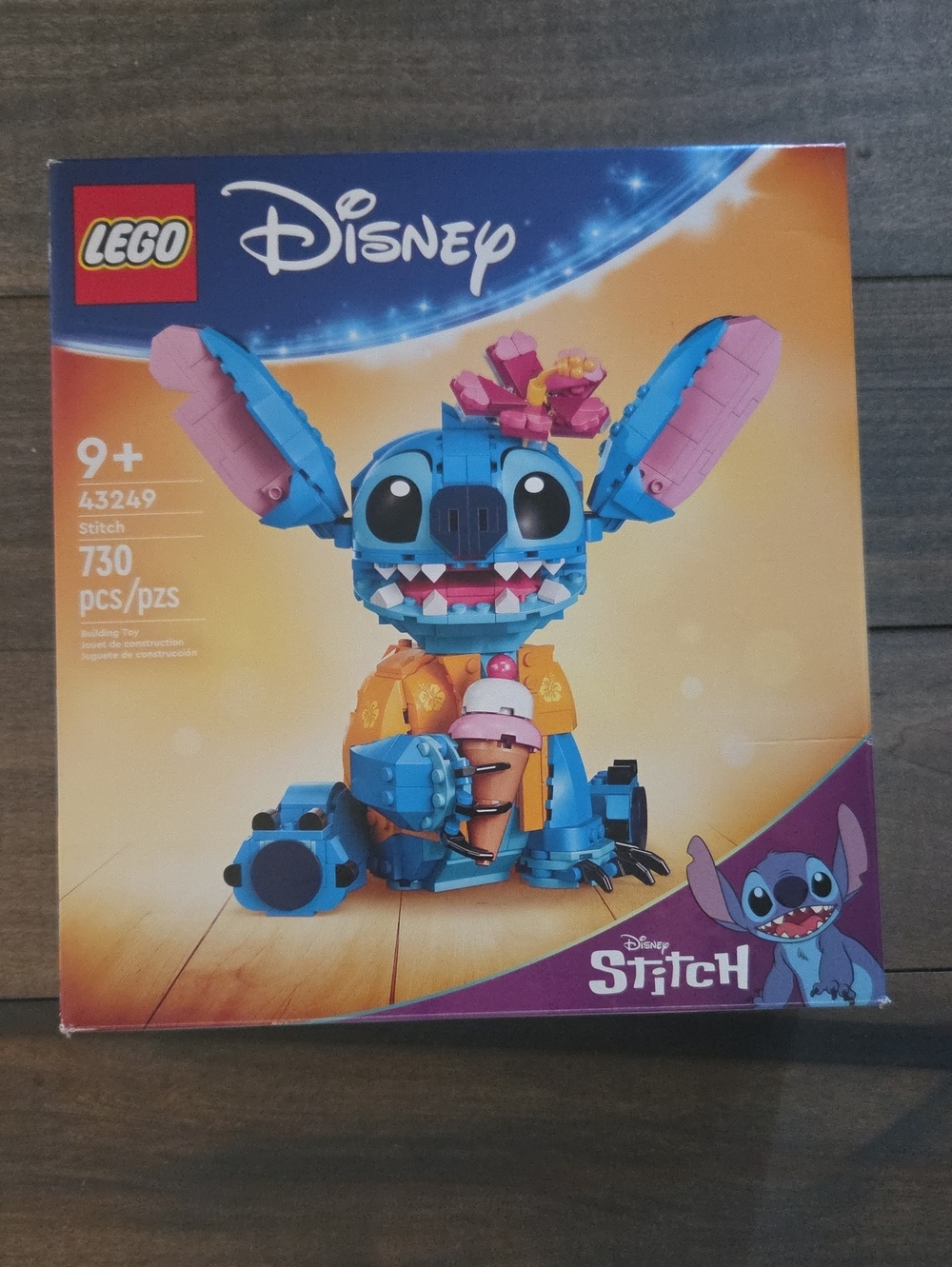 LEGO Disney Stitch Buildable Figure in Blue, Pink and Orange